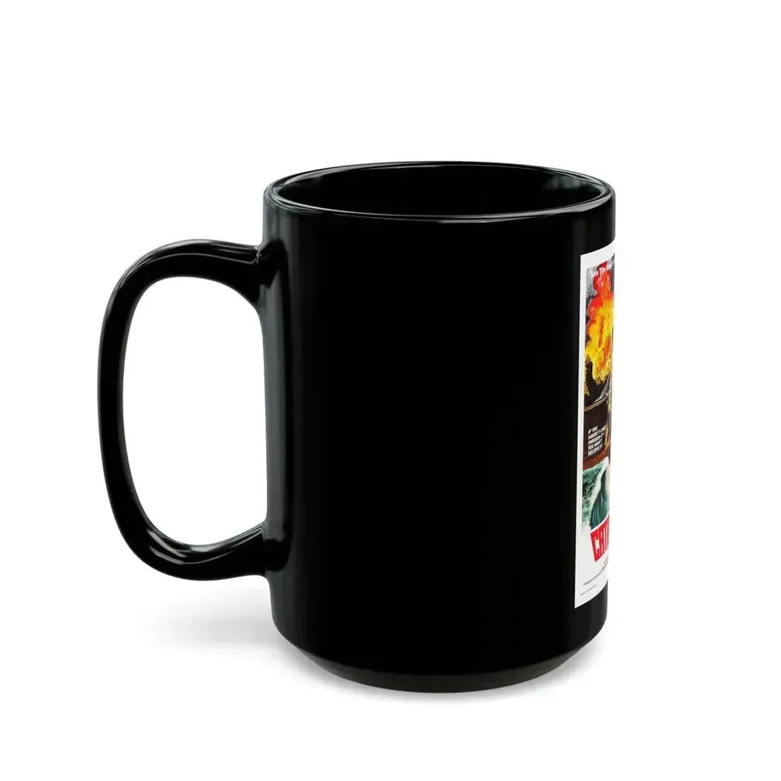 CATASTROPHE 1977 Movie Poster - Black Coffee Mug - Go Mug Yourself