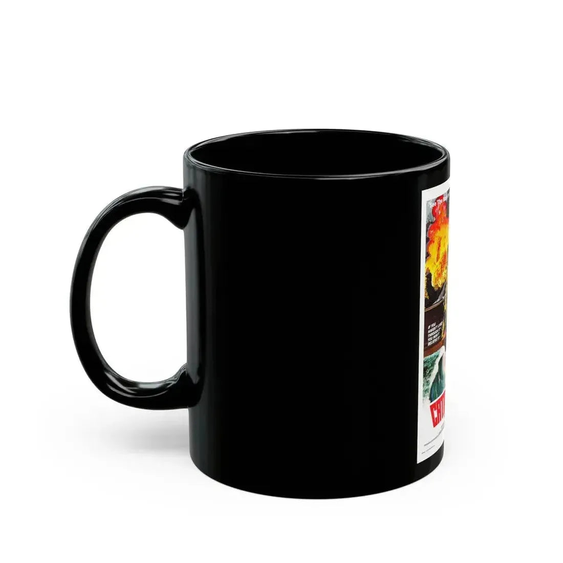 CATASTROPHE 1977 Movie Poster - Black Coffee Mug - Go Mug Yourself
