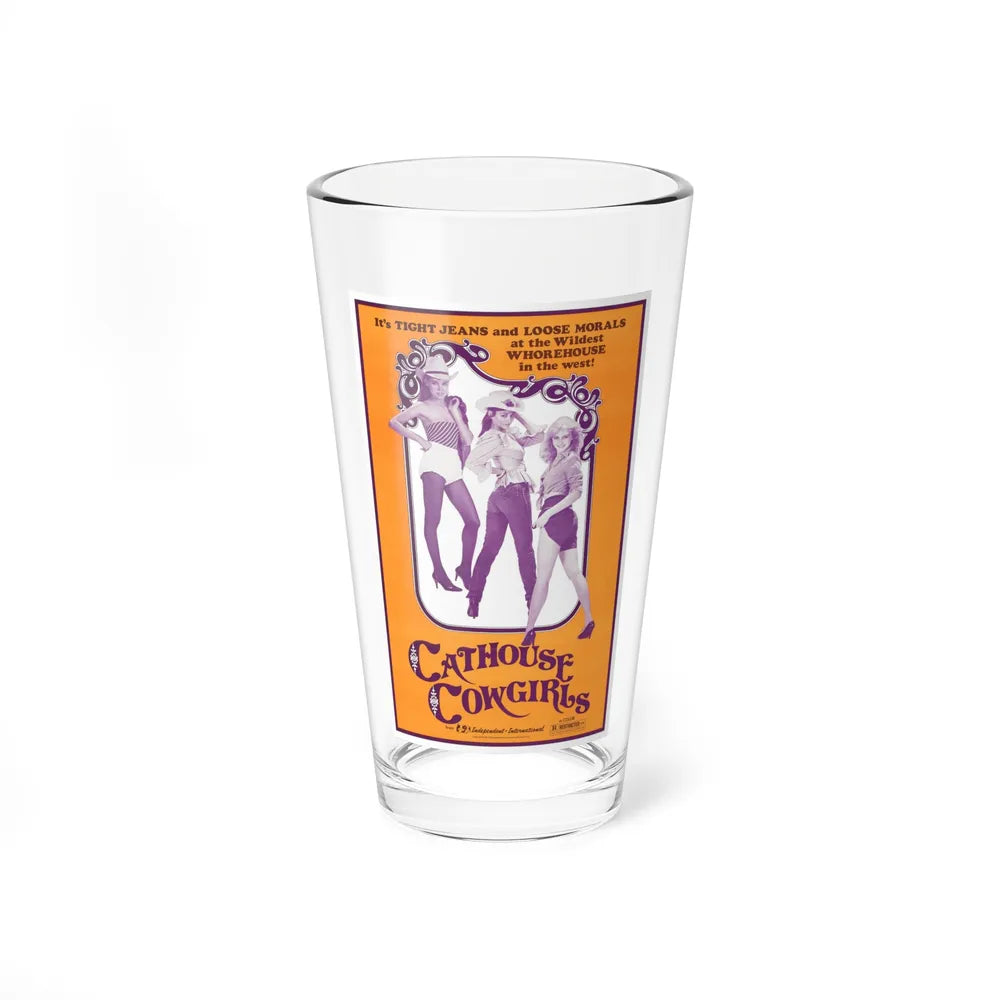 CATHOUSE COWGIRLS (BLAZING STEWARDESSES) 1975 Movie Poster - Pint Glass 16oz-16oz-Go Mug Yourself