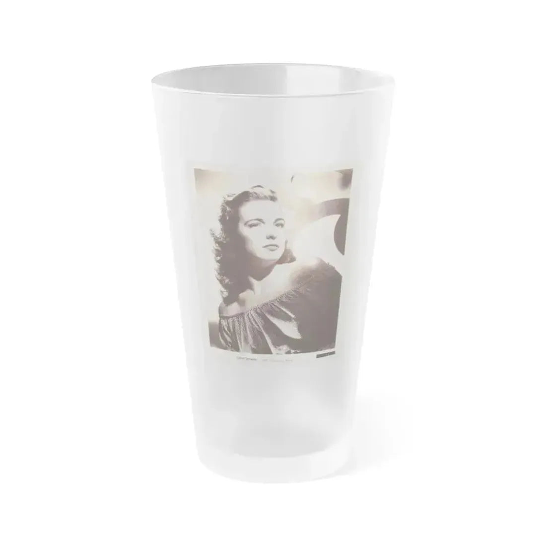 Cathy Downs #01 (Vintage Female Icon) Frosted Pint Glass 16oz 16oz Frosted - Go Mug Yourself