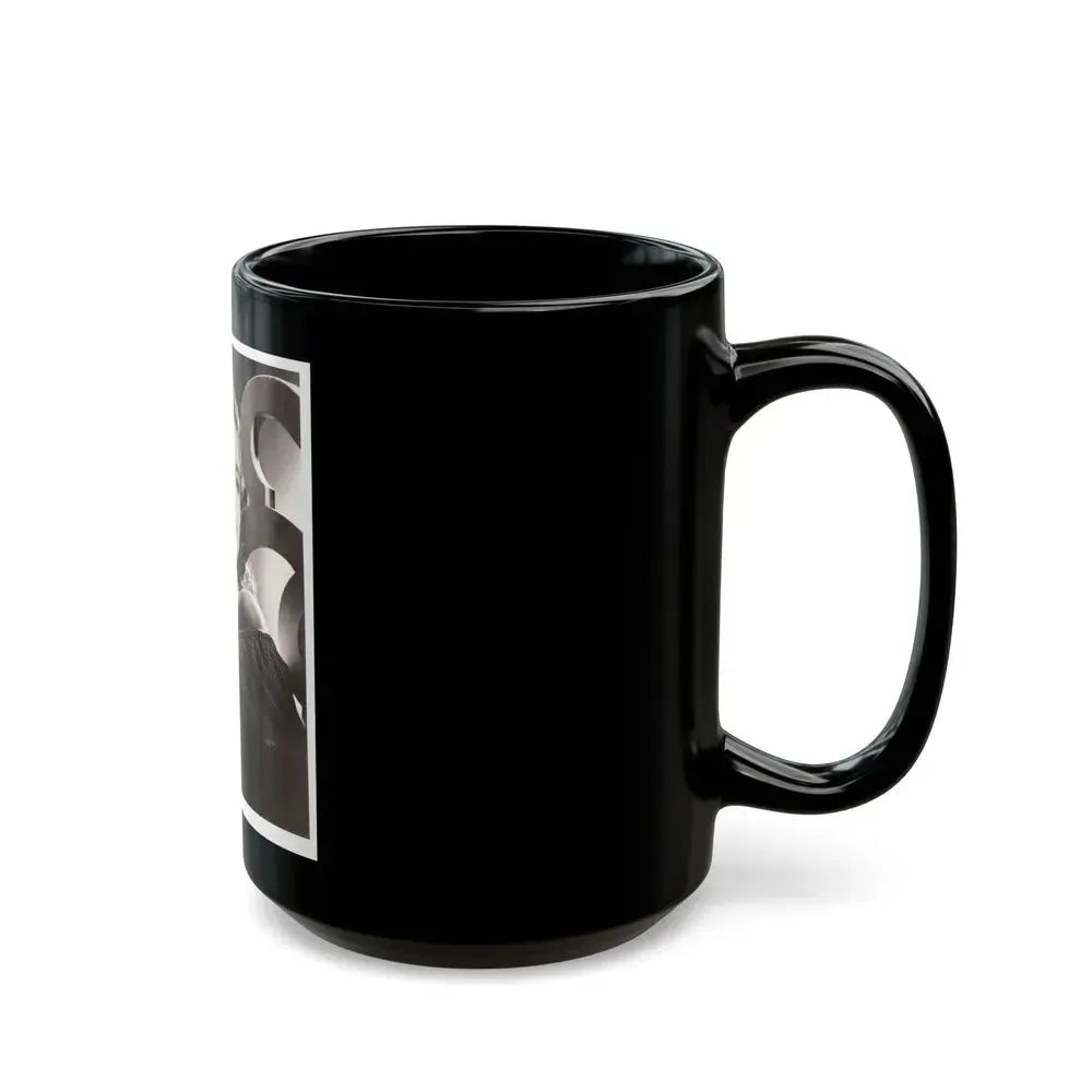 Cathy Downs #02 (Vintage Female Icon) Black Coffee Mug - Go Mug Yourself
