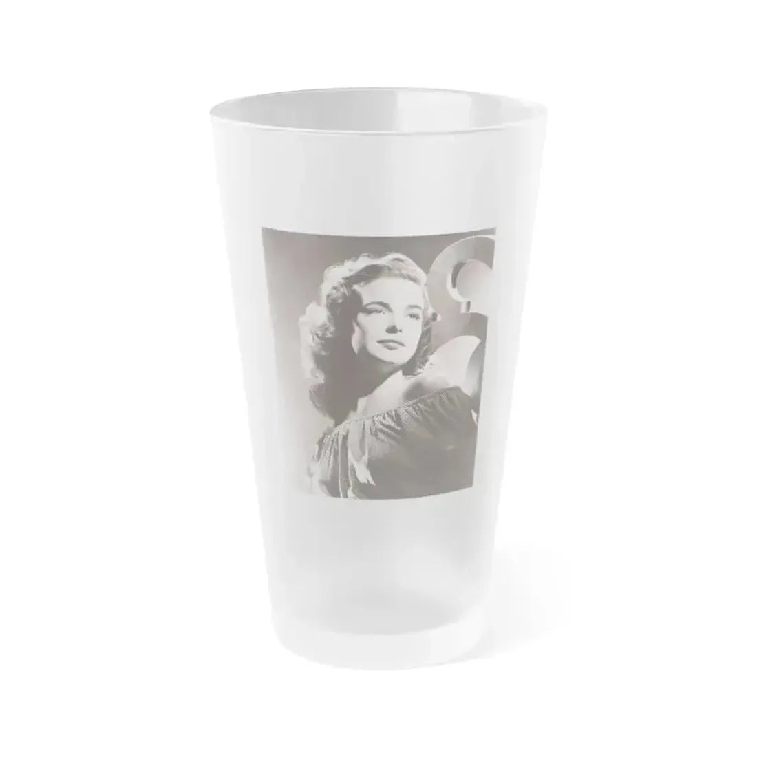 Cathy Downs #02 (Vintage Female Icon) Frosted Pint Glass 16oz 16oz Frosted - Go Mug Yourself