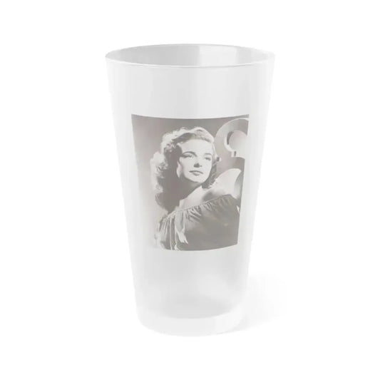 Cathy Downs #02 (Vintage Female Icon) Frosted Pint Glass 16oz 16oz Frosted - Go Mug Yourself