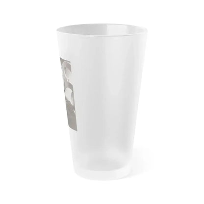 Cathy Downs #02 (Vintage Female Icon) Frosted Pint Glass 16oz - Go Mug Yourself