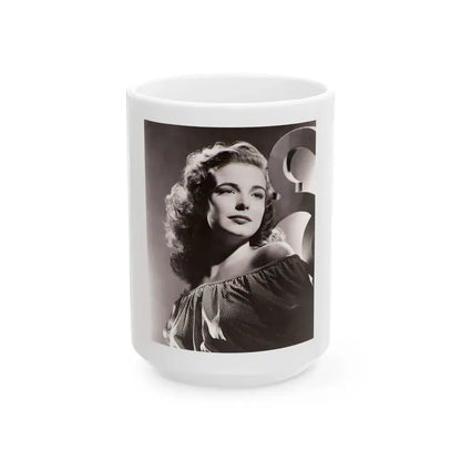 Cathy Downs #02 (Vintage Female Icon) White Coffee Mug 15oz - Go Mug Yourself