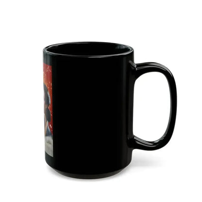 Cathy Downs #04 (Vintage Female Icon) Black Coffee Mug - Go Mug Yourself