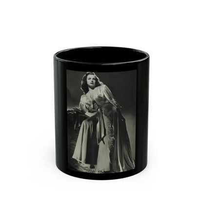 Cathy Downs #09 (Vintage Female Icon) Black Coffee Mug 11oz - Go Mug Yourself