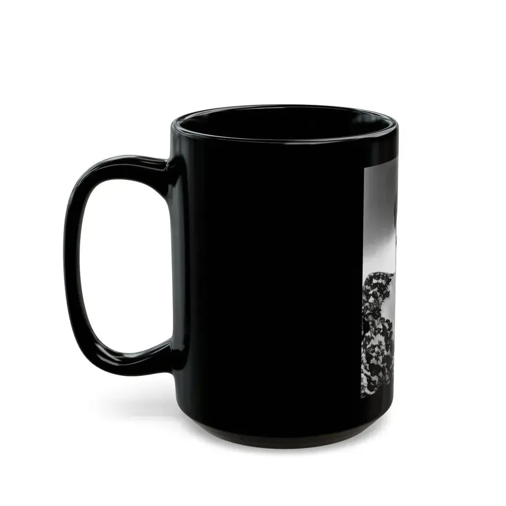 Cathy Downs #20 (Vintage Female Icon) Black Coffee Mug - Go Mug Yourself
