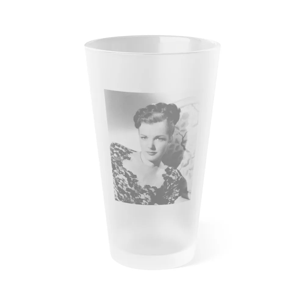 Cathy Downs #20 (Vintage Female Icon) Frosted Pint Glass 16oz-16oz-Frosted-Go Mug Yourself