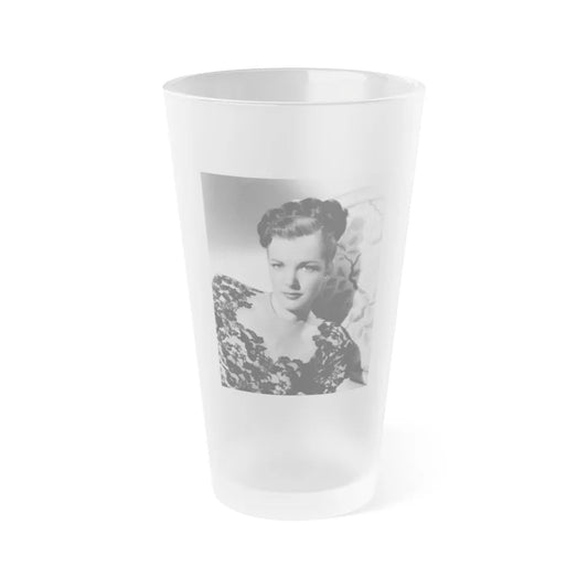 Cathy Downs #20 (Vintage Female Icon) Frosted Pint Glass 16oz-16oz-Frosted-Go Mug Yourself