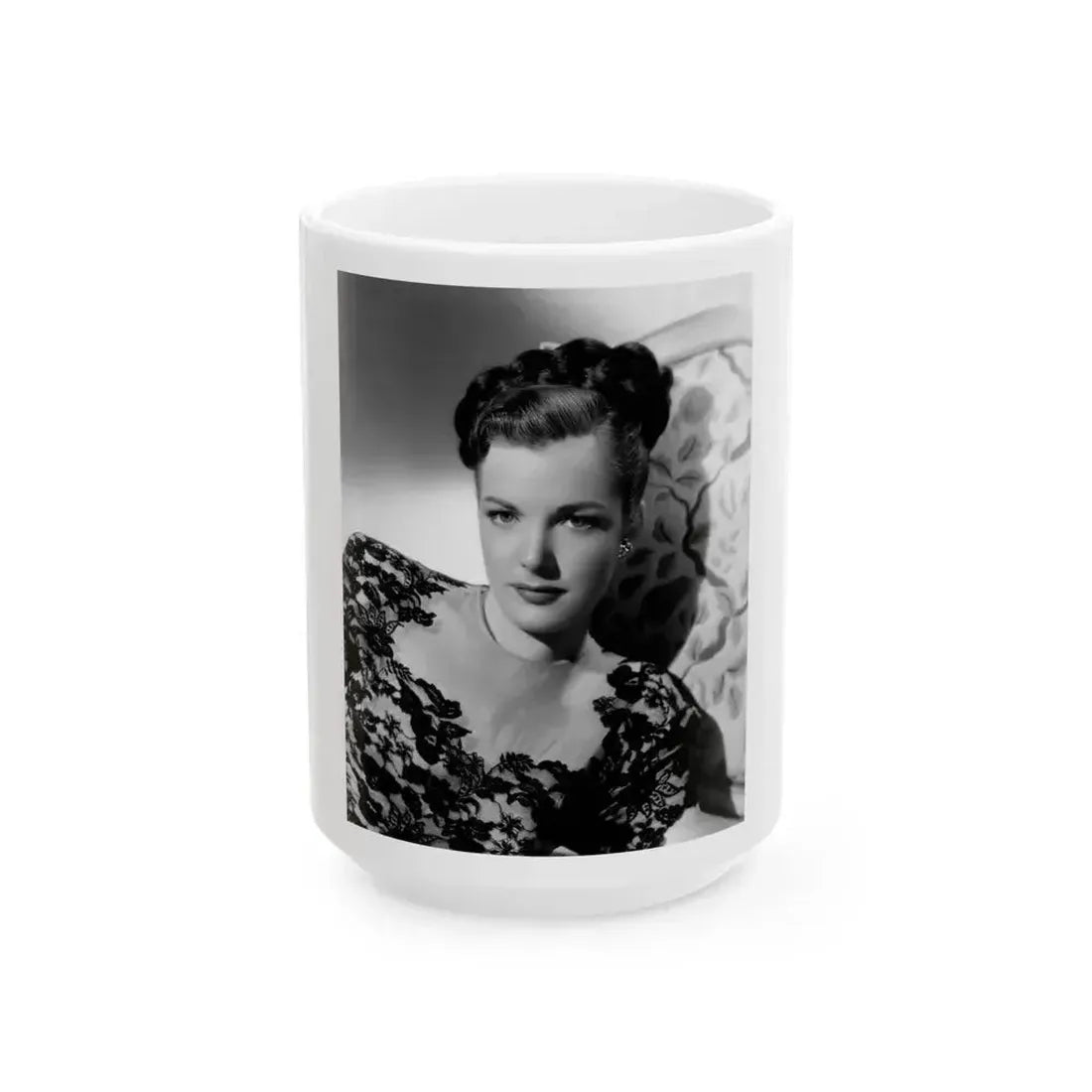 Cathy Downs #20 (Vintage Female Icon) White Coffee Mug 15oz - Go Mug Yourself