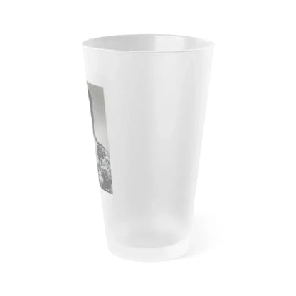 Cathy Downs #21 (Vintage Female Icon) Frosted Pint Glass 16oz - Go Mug Yourself