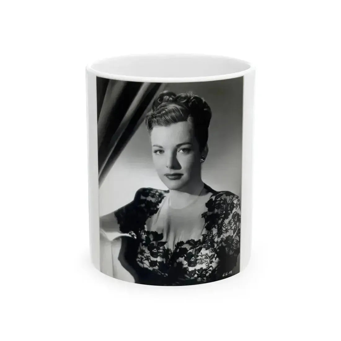 Cathy Downs #21 (Vintage Female Icon) White Coffee Mug 11oz - Go Mug Yourself