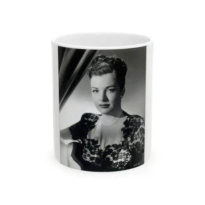 Cathy Downs #21 (Vintage Female Icon) White Coffee Mug 11oz - Go Mug Yourself