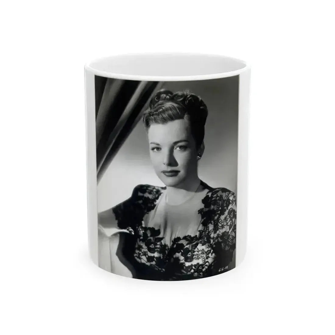 Cathy Downs #21 (Vintage Female Icon) White Coffee Mug 11oz - Go Mug Yourself