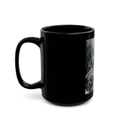 Cathy Downs #23 (Vintage Female Icon) Black Coffee Mug - Go Mug Yourself