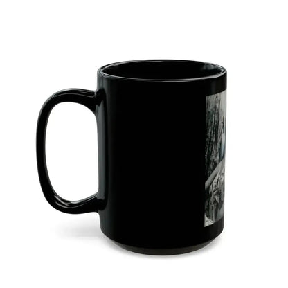 Cathy Downs #23 (Vintage Female Icon) Black Coffee Mug - Go Mug Yourself