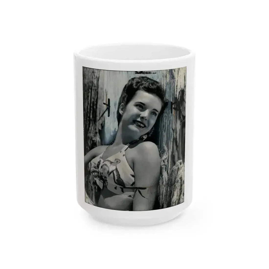 Cathy Downs #23 (Vintage Female Icon) White Coffee Mug 15oz - Go Mug Yourself