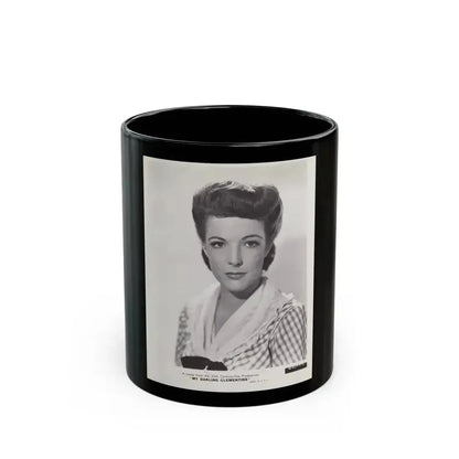Cathy Downs #24 (Vintage Female Icon) Black Coffee Mug 11oz - Go Mug Yourself