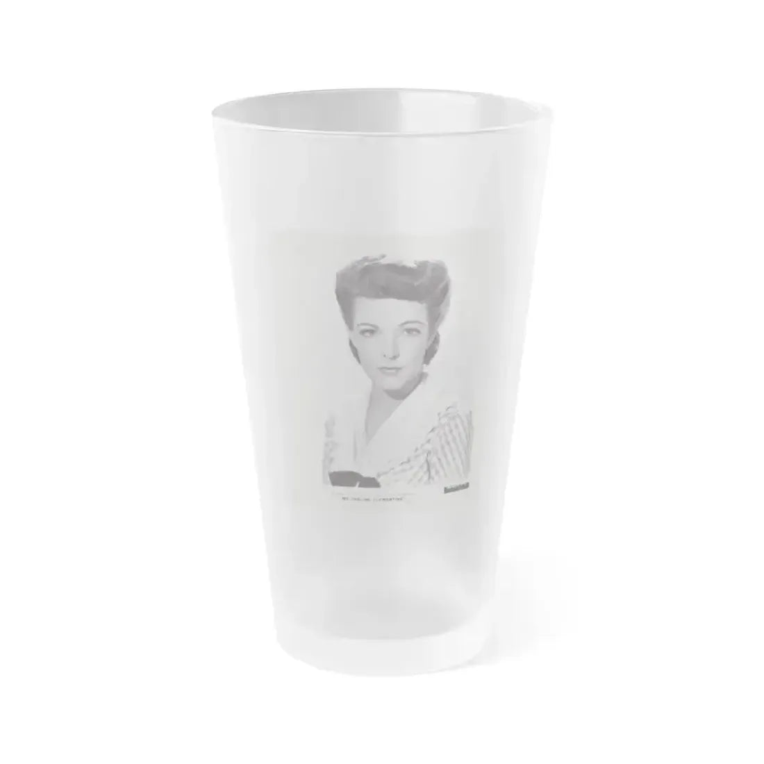 Cathy Downs #24 (Vintage Female Icon) Frosted Pint Glass 16oz 16oz Frosted - Go Mug Yourself