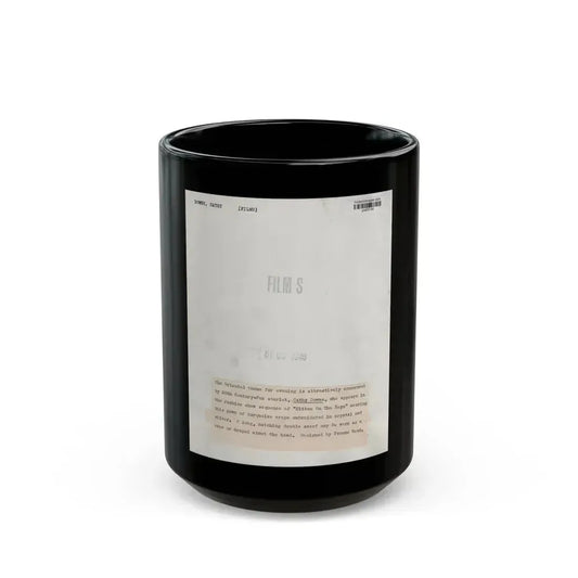 Cathy Downs #25 - Vintage 8x10 B&W 12-5-46 Full Body Glamour Photo 1 (Vintage Female Icon) Black Coffee Mug 15oz - Go Mug Yourself