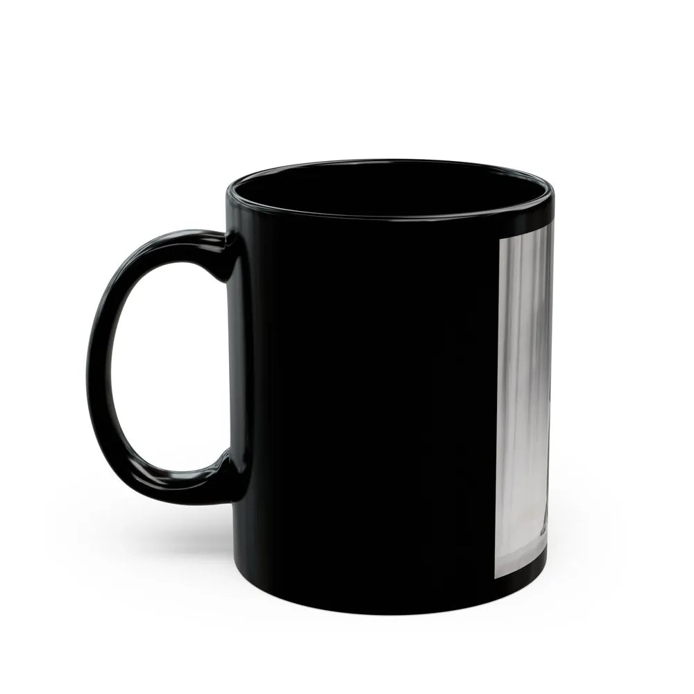 Cathy Downs #25 - Vintage 8x10 B&W 12-5-46 Full Body Glamour Photo (Vintage Female Icon) Black Coffee Mug-Go Mug Yourself