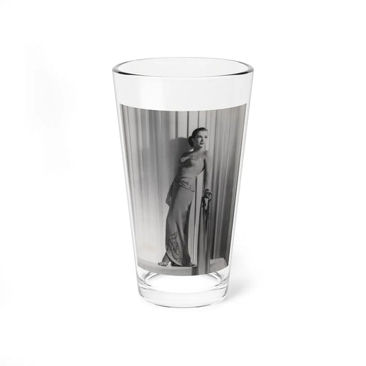 Cathy Downs #25 - Vintage 8x10 B&W 12-5-46 Full Body Glamour Photo (Vintage Female Icon) Pint Glass 16oz-16oz-Go Mug Yourself