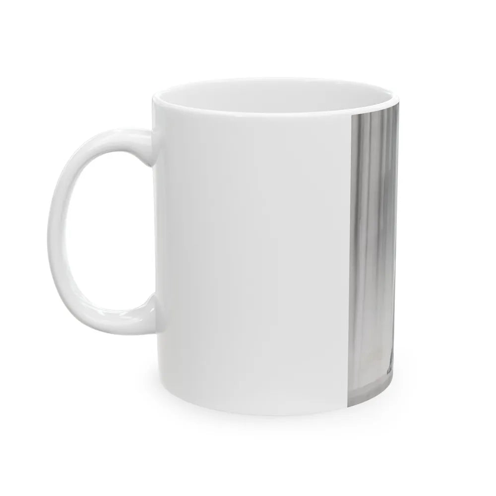 Cathy Downs #25 - Vintage 8x10 B&W 12-5-46 Full Body Glamour Photo (Vintage Female Icon) White Coffee Mug-Go Mug Yourself