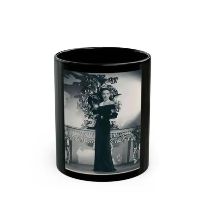 Cathy Downs #26 (Vintage Female Icon) Black Coffee Mug 11oz - Go Mug Yourself