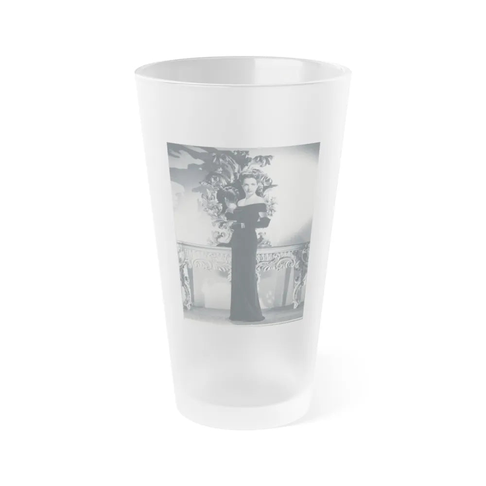 Cathy Downs #26 (Vintage Female Icon) Frosted Pint Glass 16oz-16oz-Frosted-Go Mug Yourself