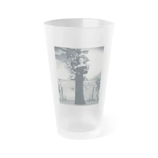 Cathy Downs #26 (Vintage Female Icon) Frosted Pint Glass 16oz 16oz Frosted - Go Mug Yourself