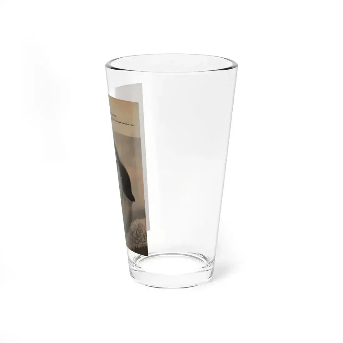 Cathy Downs #28 - 8x10 B&W Magazine Page Glamour Portrait (Vintage Female Icon) Pint Glass 16oz - Go Mug Yourself