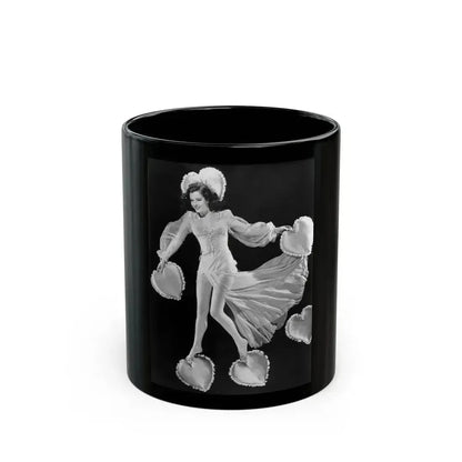 Cathy Downs #29 (Vintage Female Icon) Black Coffee Mug 11oz - Go Mug Yourself