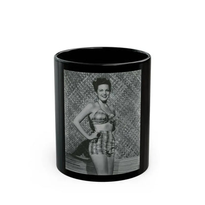 Cathy Downs #46 (Vintage Female Icon) Black Coffee Mug 11oz - Go Mug Yourself