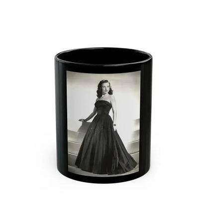 Cathy Downs #47 (Vintage Female Icon) Black Coffee Mug 11oz - Go Mug Yourself