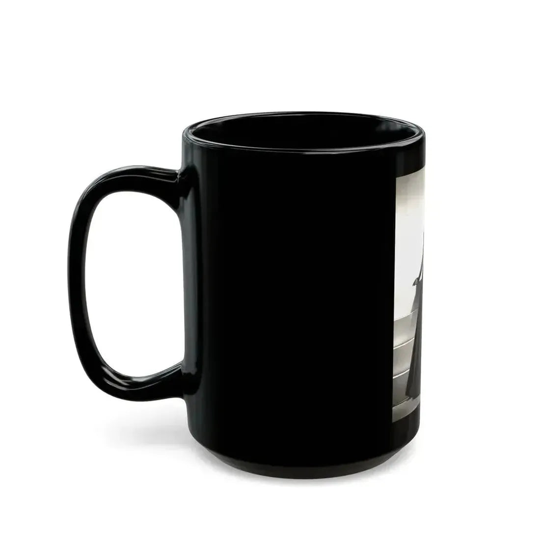 Cathy Downs #47 (Vintage Female Icon) Black Coffee Mug - Go Mug Yourself