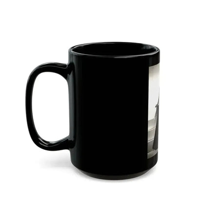 Cathy Downs #47 (Vintage Female Icon) Black Coffee Mug - Go Mug Yourself