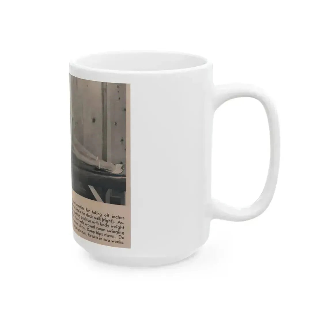Cathy Downs #51 - Magazine Page Photo & Short Paragraphs (Vintage Female Icon) White Coffee Mug - Go Mug Yourself