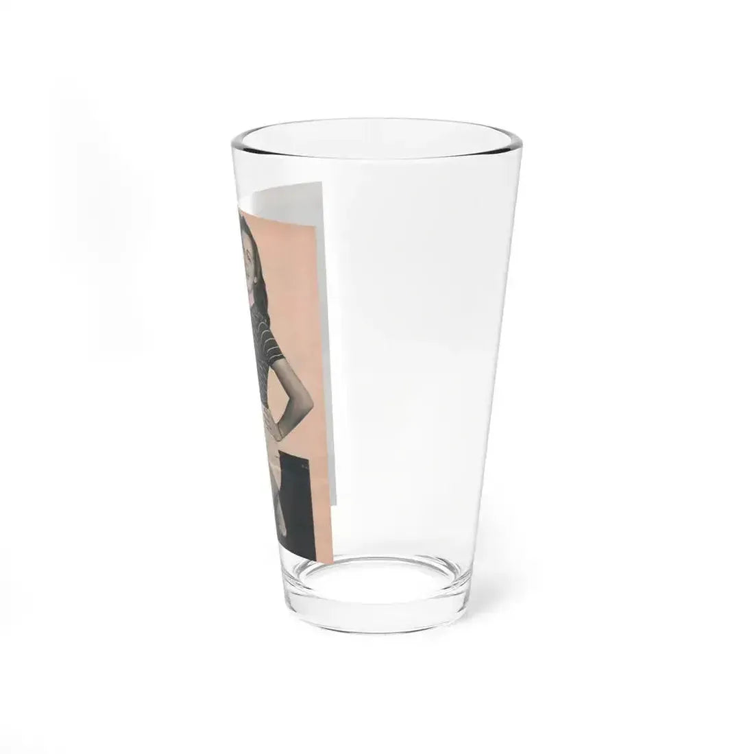 Cathy Downs #53 - Magazine Page Photo & 1 Short Paragraph (Vintage Female Icon) Pint Glass 16oz - Go Mug Yourself