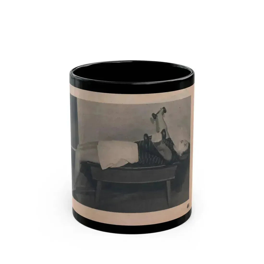 Cathy Downs #54 - Magazine Page Photo Clipping (Vintage Female Icon) Black Coffee Mug 11oz - Go Mug Yourself