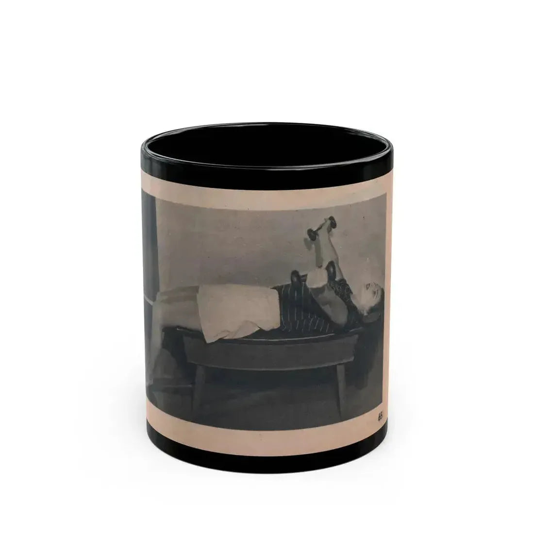 Cathy Downs #54 - Magazine Page Photo Clipping (Vintage Female Icon) Black Coffee Mug 11oz - Go Mug Yourself