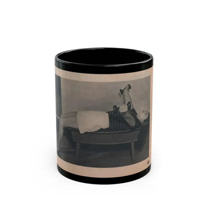 Cathy Downs #54 - Magazine Page Photo Clipping (Vintage Female Icon) Black Coffee Mug 11oz - Go Mug Yourself