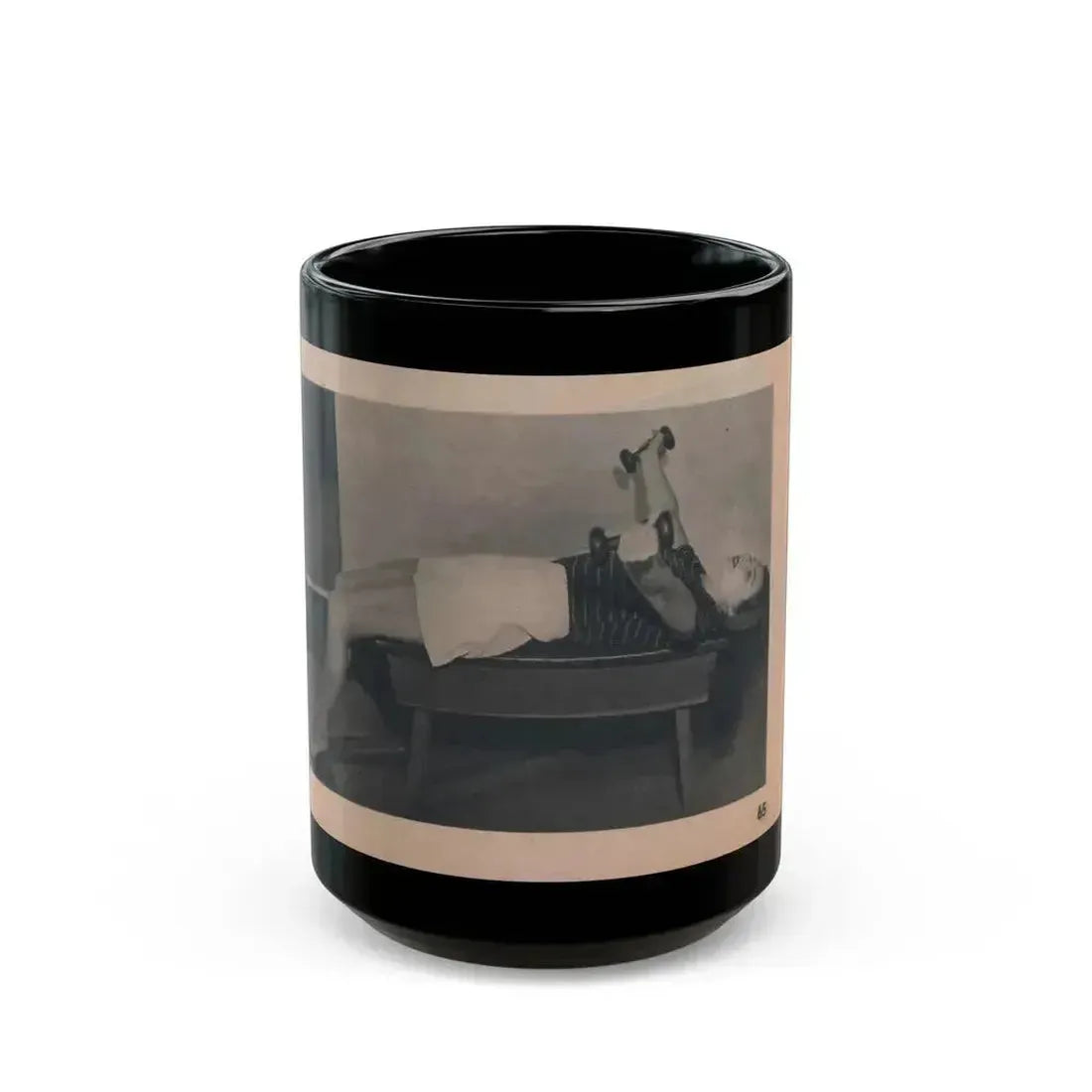Cathy Downs #54 - Magazine Page Photo Clipping (Vintage Female Icon) Black Coffee Mug 15oz - Go Mug Yourself