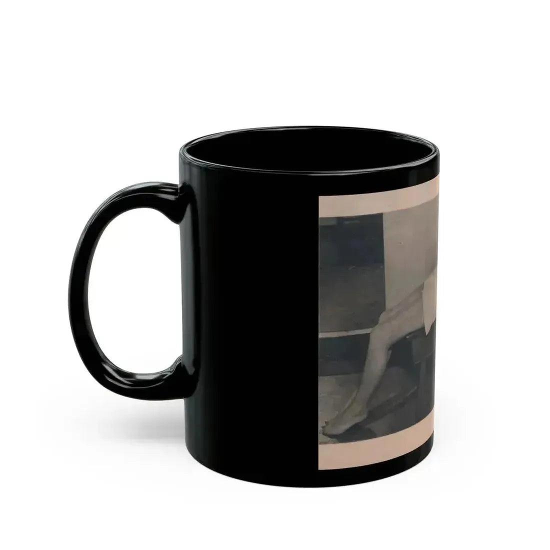 Cathy Downs #54 - Magazine Page Photo Clipping (Vintage Female Icon) Black Coffee Mug - Go Mug Yourself