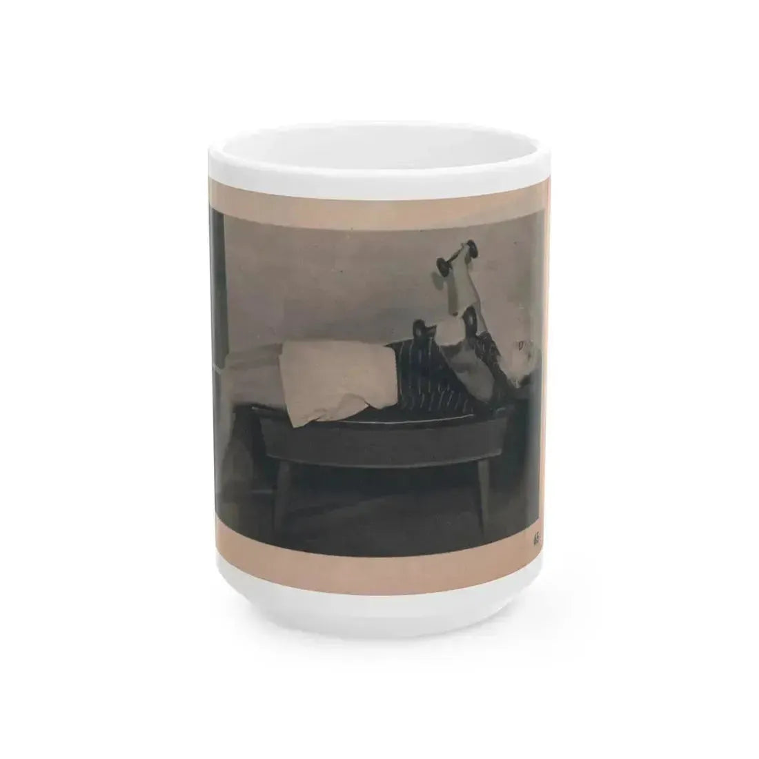 Cathy Downs #54 - Magazine Page Photo Clipping (Vintage Female Icon) White Coffee Mug 15oz - Go Mug Yourself