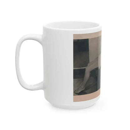 Cathy Downs #54 - Magazine Page Photo Clipping (Vintage Female Icon) White Coffee Mug - Go Mug Yourself