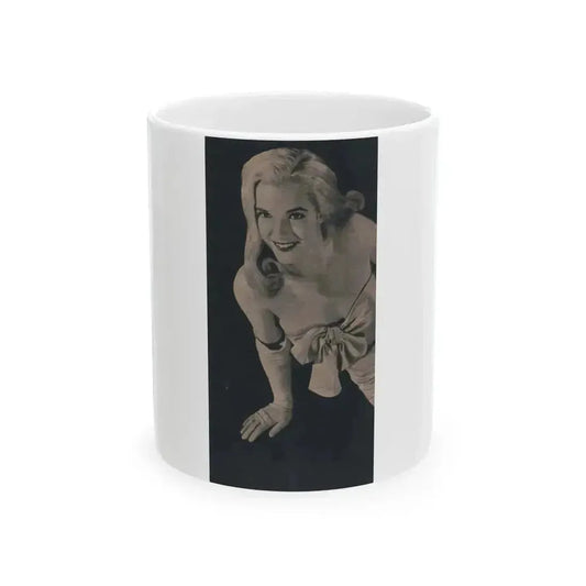 Cathy Downs #55 - Magazine Page Photo Clipping (Vintage Female Icon) White Coffee Mug 11oz - Go Mug Yourself