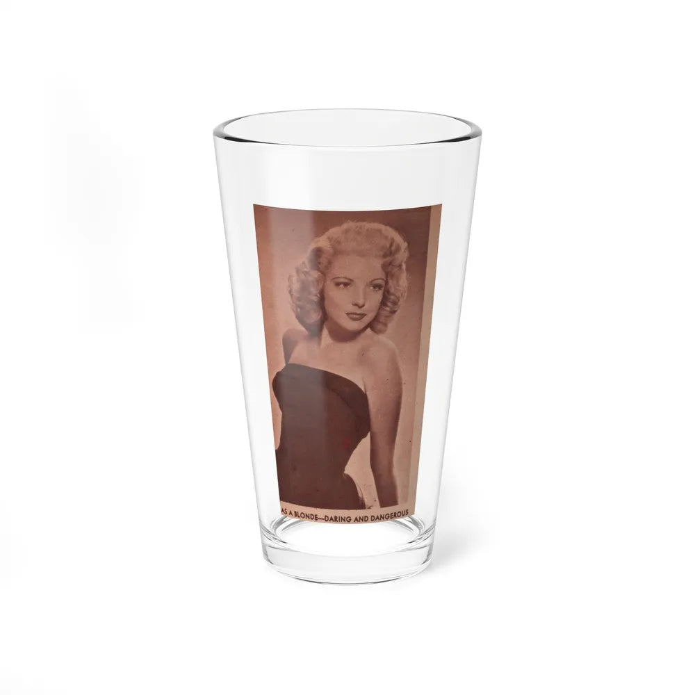 Cathy Downs #57 - Magazine Page Photo Clipping (Vintage Female Icon) Pint Glass 16oz-16oz-Go Mug Yourself