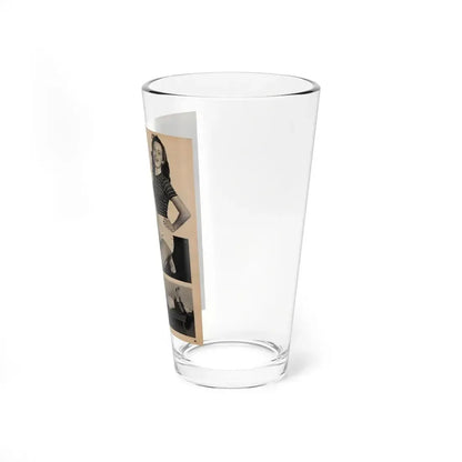 Cathy Downs #59 - 8x10 50's 1 Magazine Page 4 Photos (Vintage Female Icon) Pint Glass 16oz - Go Mug Yourself