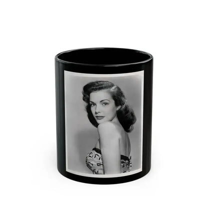 Cathy Downs #62 (Vintage Female Icon) Black Coffee Mug 11oz - Go Mug Yourself